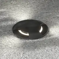 Fumagalli 1891 LED grondspot inbouwlamp Ceci 160-3L zwart CCT, zwart, Kunststof, Modern, LED inbouwspot