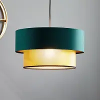 Maco Design Hanglamp Dorina , dimbaar, groen, Woon-/ Eetkamer, Kunststof, Modern, Hanglamp