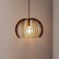 TEMAR LIGHTING Hanglamp Larus, dimbaar, zwart, Woon-/ Eetkamer, metaal, Modern, hanglamp