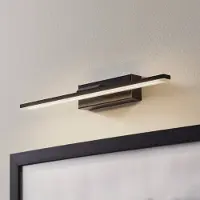 MCJ Wandlamp Miroir, zwart, Badkamer, Aluminium, Modern, Wandlamp