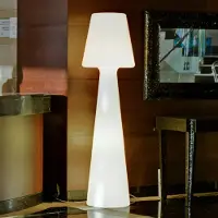 Newgarden Lola 200 LED vloerlamp IP65, wit, wit / opaal, Kunststof, Modern