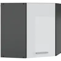 Vicco R-Line Hoek hangkast – 57 cm Wit Hoogglans
