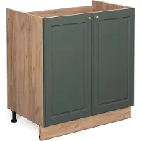 Vicco Fame-Line Wastafelkast – 80 cm zonder werkblad Groen-Goud Landhuis