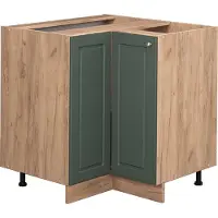 Vicco Fame-Line Hoekkast – 80.5 cm zonder werkblad Groen-Goud Landhuis