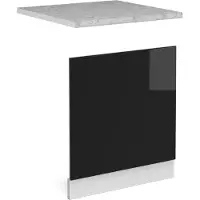 Vicco R-Line Frontpaneel – 60 cm, WB Marmer Zwart hoogglans