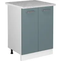 Vicco R-Line Keukenonderkast – 60 cm, WB Marmer Blauw-grijs