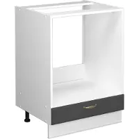 Vicco Fame-Line Ovenombouwkast – 60 cm zonder werkblad Antraciet-goud