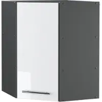 Vicco Fame-Line Hoek hangkast – 57 cm Wit Hoogglans
