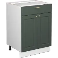 Vicco Fame-Line Keukenonderkast – 60 cm met lade, zonder werkblad Groen-Goud Landhuis
