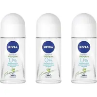 Nivea Deodorant Roller Pure & Natural Jasmine - 3 x 50 ml - Voordeelverpakking