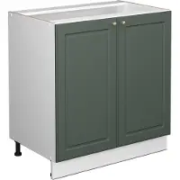Vicco Fame-Line Wastafelkast – 80 cm met legplank, WB Marmer Groen-Goud Landhuis
