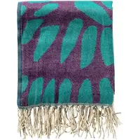 Dutch decor Plaid Azura Blauw / Paars 130 X 170 Cm