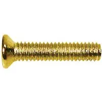Boston PS-01-GD pickup schroeven 2,6 x 12 mm – vlak verzonken, goud (12 stuks)