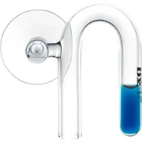 Blau glazen CO2 indicator