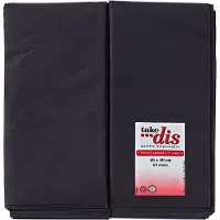 Take dis Servetten Airlaid 1/8 V zwart 40 x 40 cm (60 servetten)