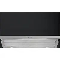 Smeg KSET999XE Telescopische afzuigkap 90cm