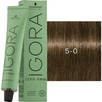 Schwarzkopf Professional Igora Zero Amm Permanente kleuring 60 ml 5-0