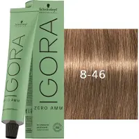 Schwarzkopf Professional Igora Zero Amm Permanente kleuring 60 ml 8-46