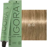 Schwarzkopf Professional Igora Zero Amm Permanente kleuring 60 ml 8-0