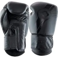 Booster BGL V3 Bokshandschoenen – Zwart/Zwart – Echt Leer – 16 oz
