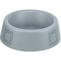 Trixie voerbak/drinkbak hond hond dogs keramiek grijsblauw 1 ltr 20 cm