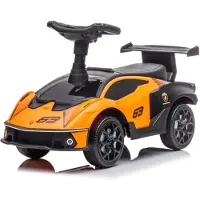 Vrooomy Loopauto met Opbergbox - Oranje
