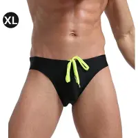 Universeel Bovista Zwembroek Heren - Zwem Broek Mannen - Badkleding - Zwemmen - Jongens - Swimming Shorts - Zomerbroek - Zwart - Maat XL