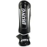 King Pro Boxing Scheenbeschermers KPB SG REVO 1 Zwart Wit - S