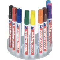 Edding systeemdoos permanent markers 3000, incl. 10 markers, diverse kleuren