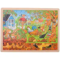 Goki Puzzel - Puzzel Onze Tuin Boven - Onder