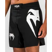 Venum Fightshorts Light 5.0 Zwart Wit - XXL