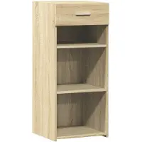vidaXL Dressoir 40x42,5x93 cm bewerkt hout sonoma eikenkleurig