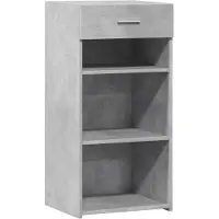 vidaXL Dressoir 45x42,5x93 cm bewerkt hout betongrijs