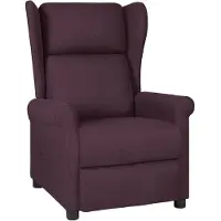 vidaXL Fauteuil verstelbaar stof crèmekleurig
