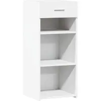 vidaXL Dressoir 40x42,5x93 cm bewerkt hout wit
