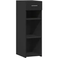 vidaXL Dressoir zwart, 30x42,5x93 cm, houtvezel