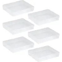 Sunware Q-Line opbergbox 3.6L - Set van 6 - Transparant