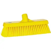 Vikan Hygiene 7068-6 vloerveger, geel, medium vezels, 300mm
