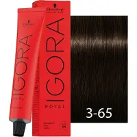 Schwarzkopf Professional Igora Royal Chocolates 60 ml 3-65 Dark Brown Chocolate Gold