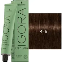 Schwarzkopf Professional Igora Zero Amm Permanente kleuring 60 ml 4-6