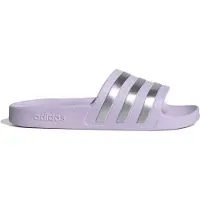 Adidas Muiltjes 'ADILETTE AQUA' lila / zilver