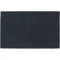 vidaXL Deurmat 50x80 cm getufte kokosvezel donkergrijs