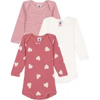 Petit Bateau Kinder bodies BODY US ML COEUR PACK X3 kind 18 maanden