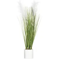 Atmosphera Kunstgras in cementen pot, hoogte 70 cm
