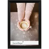SecaDesign Nervi Fotolijst Hout - Fotomaat 13x18 cm - Zwart