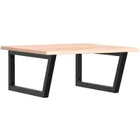 vidaXL Badkamer wandschap staal en massief eikenhout
