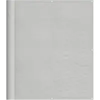 vidaXL Balkonscherm 120x300 cm 100% oxford polyester lichtgrijs