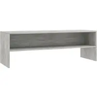 vidaXL Tv-meubel 120x40x40 cm bewerkt hout betongrijs
