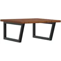 vidaXL Badkamer wandschap staal en massief eikenhout