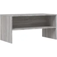 vidaXL Tv-meubel 80x40x40 cm bewerkt hout grijs sonoma eikenkleurig